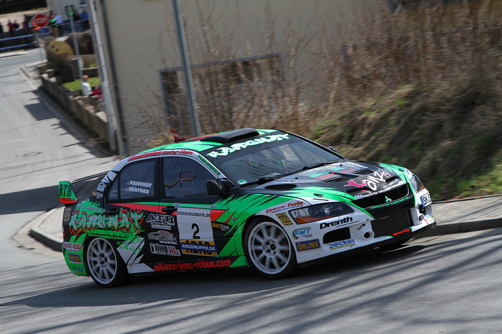 Raphael Ramonat und Nanett Centner, Gesamtsieger der 53. Rallye Erzgebirge 2016